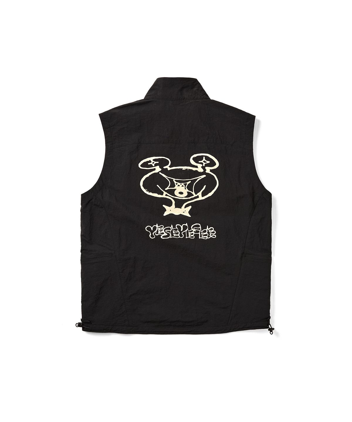 예스아이씨(YESEYESEE) Ranger Zip Vest Black