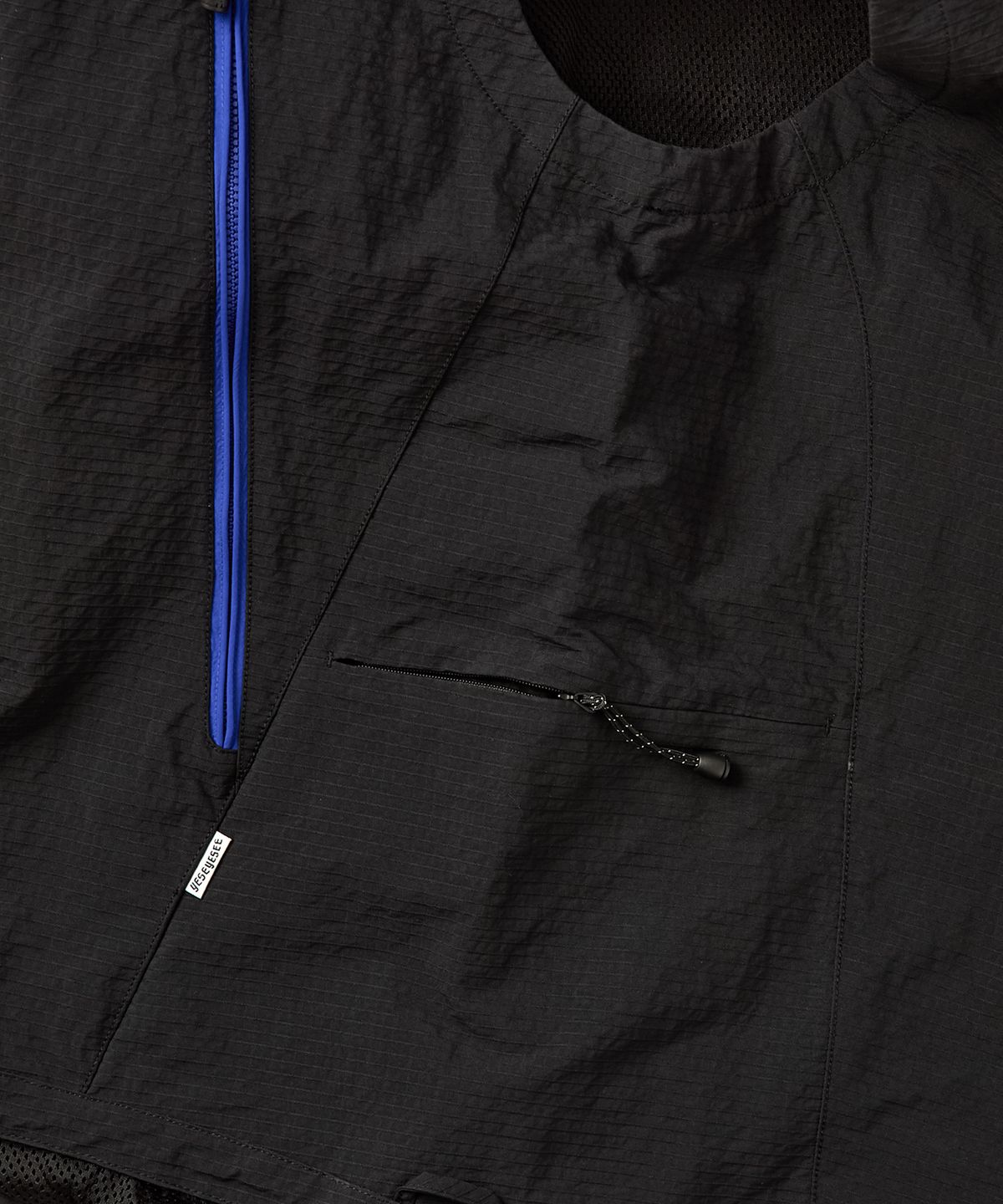 예스아이씨(YESEYESEE) Ranger Zip Vest Black