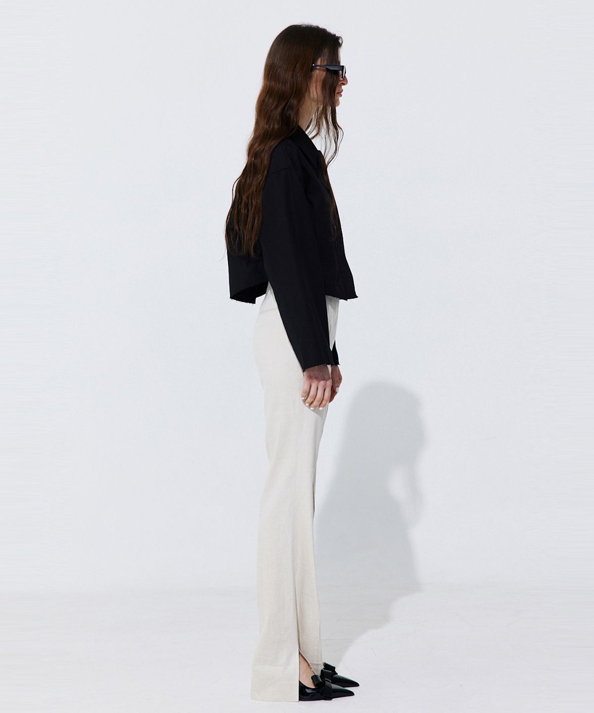 분더캄머(WNDERKAMMER) Raw-cut Cotton Jumper_Black (로우컷 코튼 점퍼_블랙)