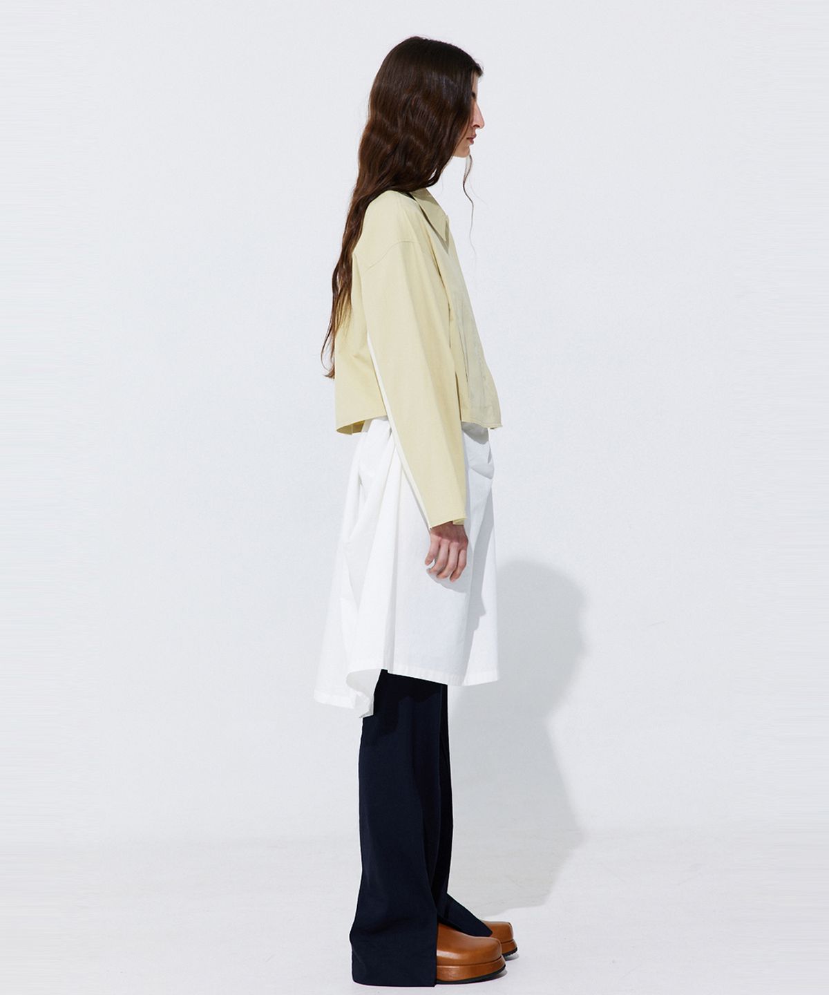 분더캄머(WNDERKAMMER) Raw-cut Cotton Jumper_Olive (로우컷 코튼 점퍼_올리브)