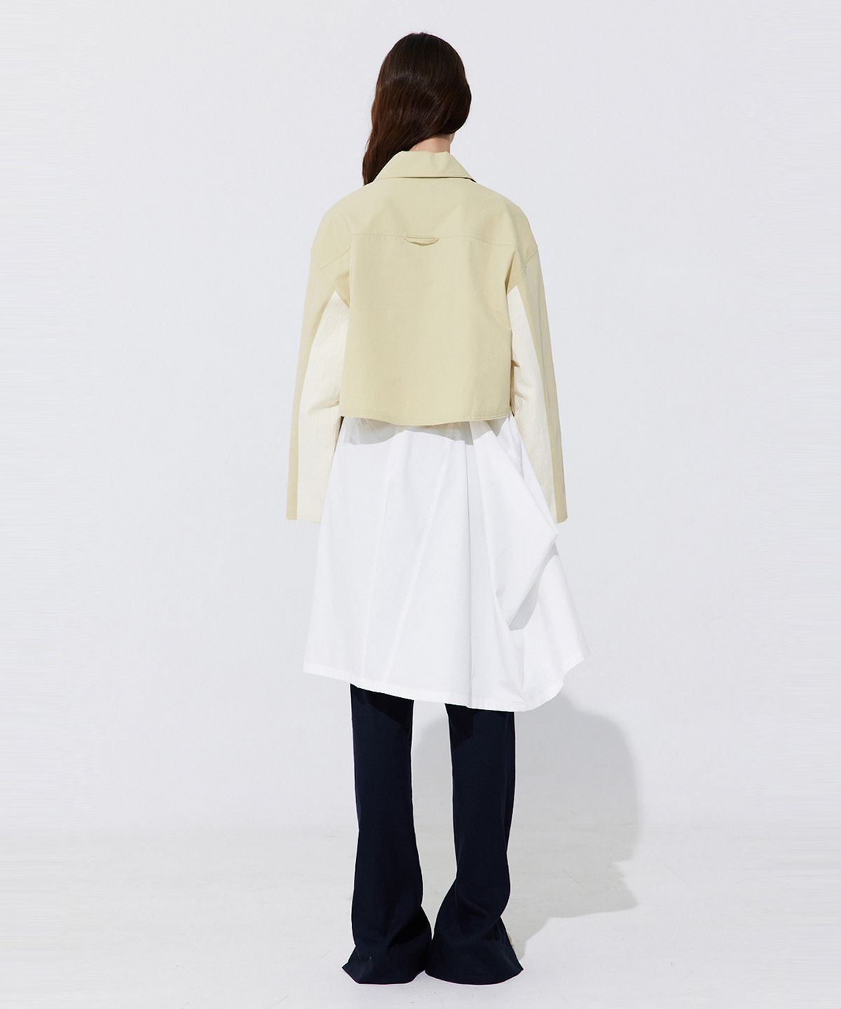 분더캄머(WNDERKAMMER) Raw-cut Cotton Jumper_Olive (로우컷 코튼 점퍼_올리브)