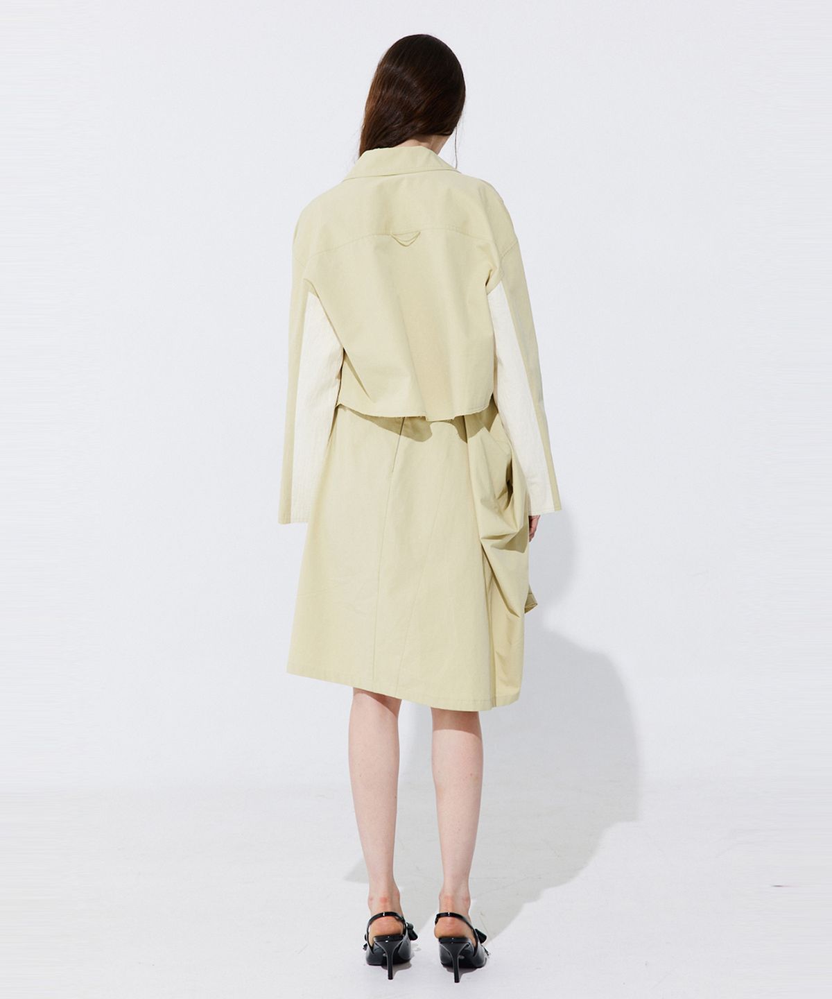 분더캄머(WNDERKAMMER) Raw-cut Cotton Jumper_Olive (로우컷 코튼 점퍼_올리브)