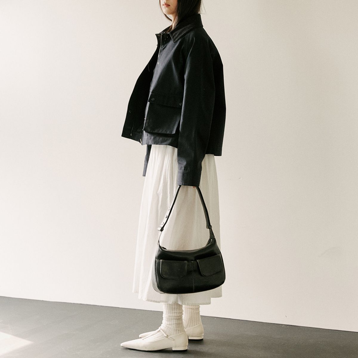 르아보네(LE ABONNE) YVONNE BAG_BLACK