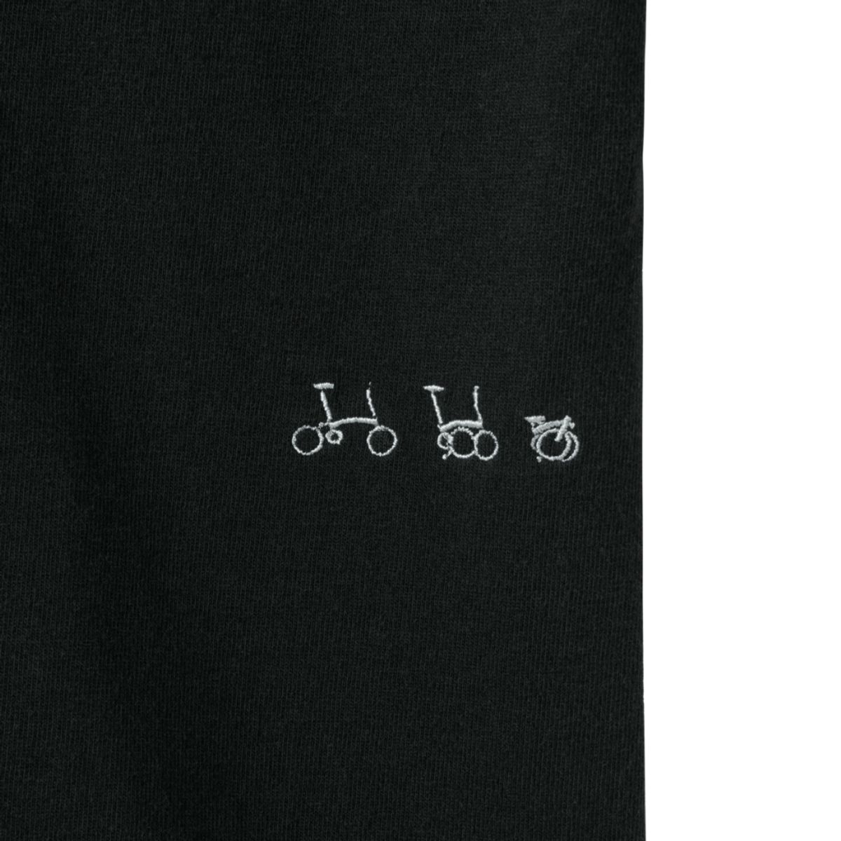 브롬톤 런던(BROMPTON LONDON) W BROMPTON LOGO T-SHIRT - BLACK (P242WTS610)