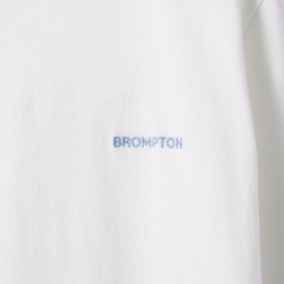 브롬톤 런던(BROMPTON LONDON) W BROMPTON LOGO T-SHIRT - WHITE (P242WTS610)