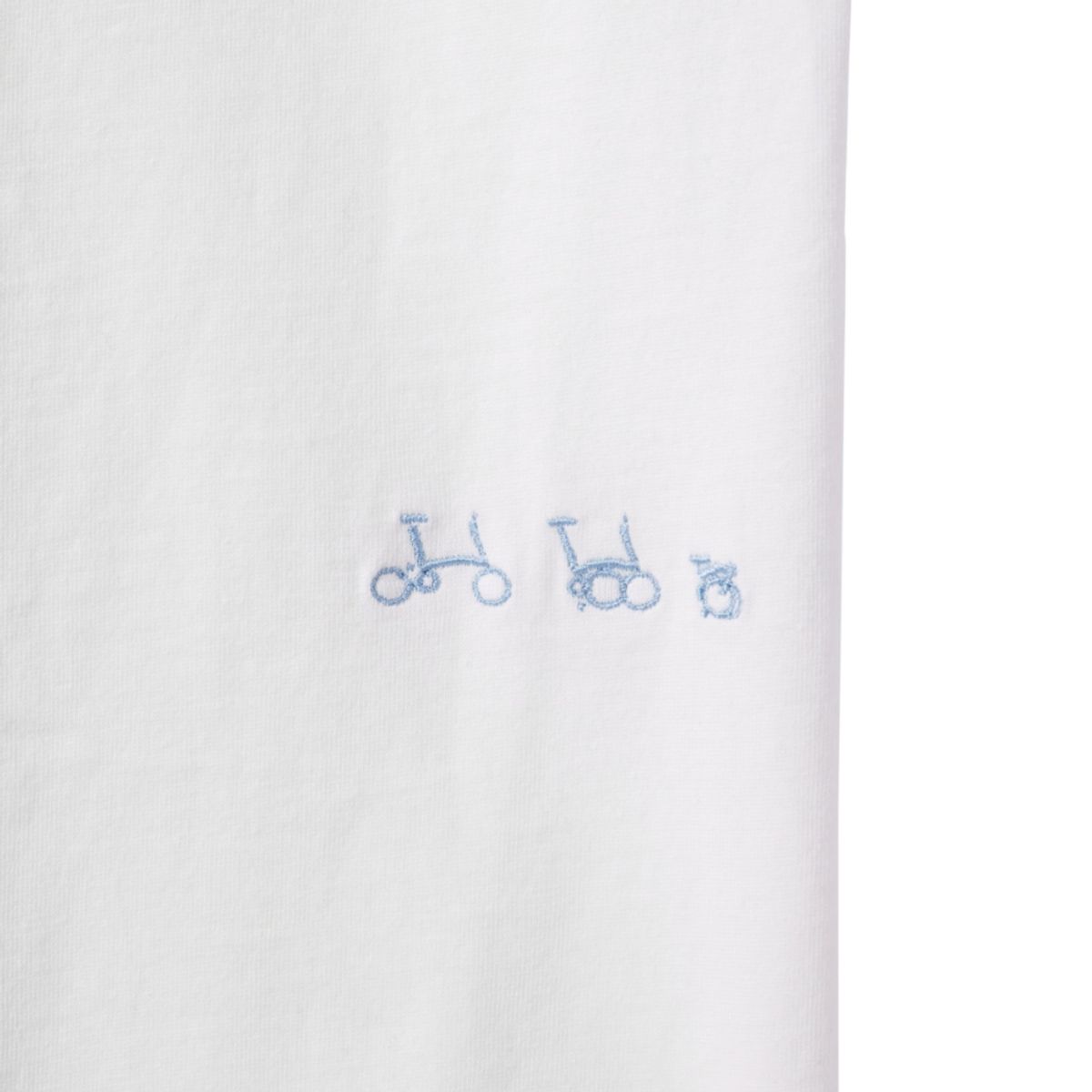 브롬톤 런던(BROMPTON LONDON) W BROMPTON LOGO T-SHIRT - WHITE (P242WTS610)