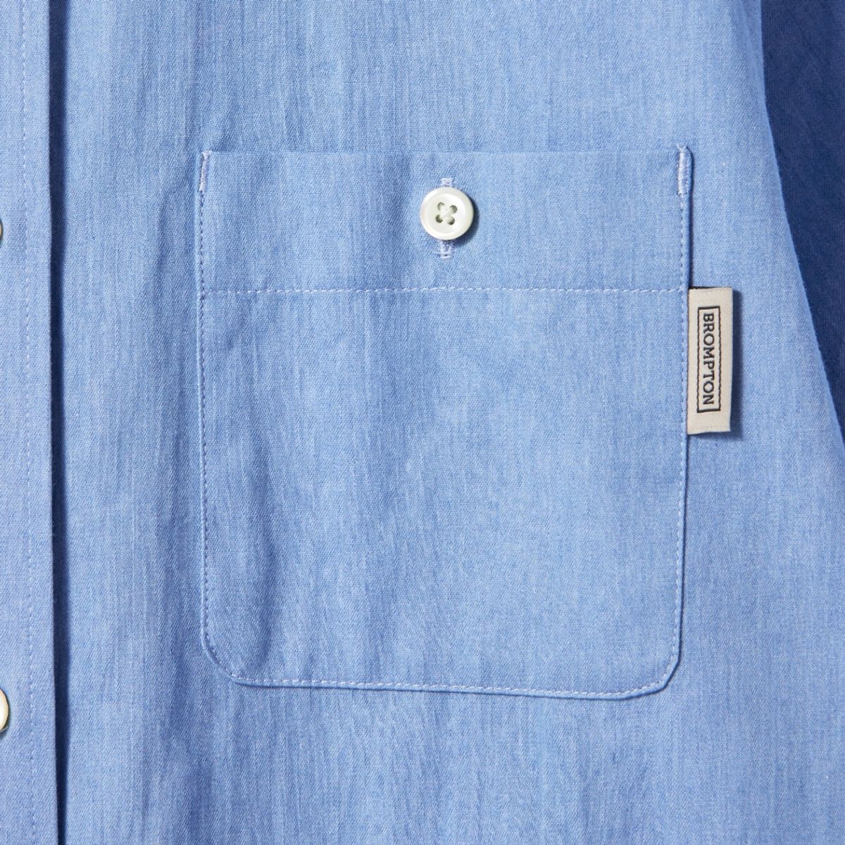 브롬톤 런던(BROMPTON LONDON) W CHAMBRAY DRESS - L/BLUE (P242WOP653)