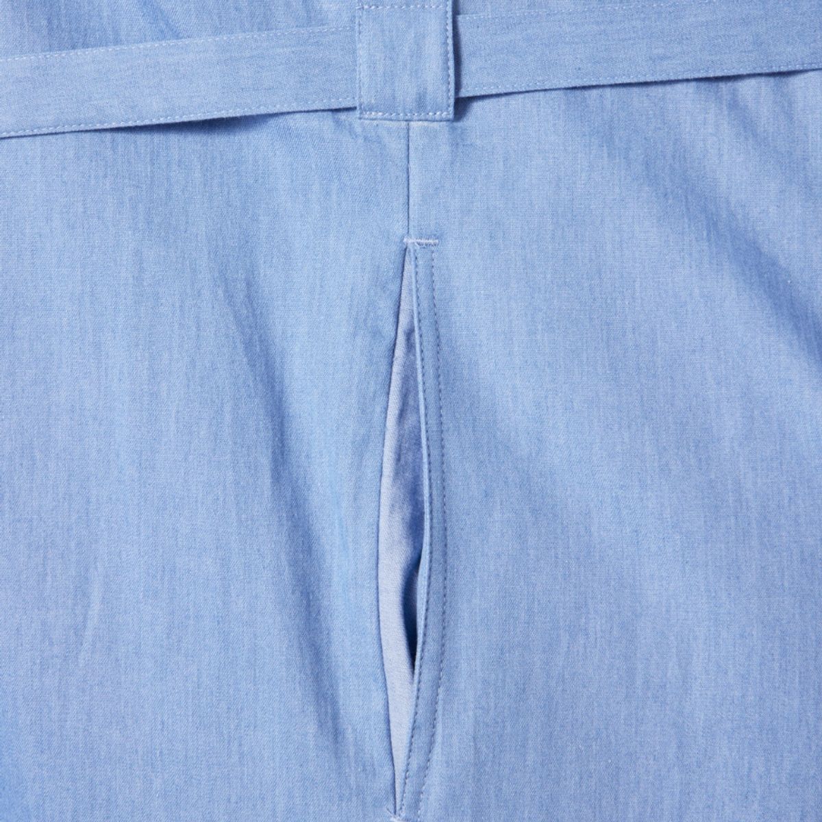 브롬톤 런던(BROMPTON LONDON) W CHAMBRAY DRESS - L/BLUE (P242WOP653)