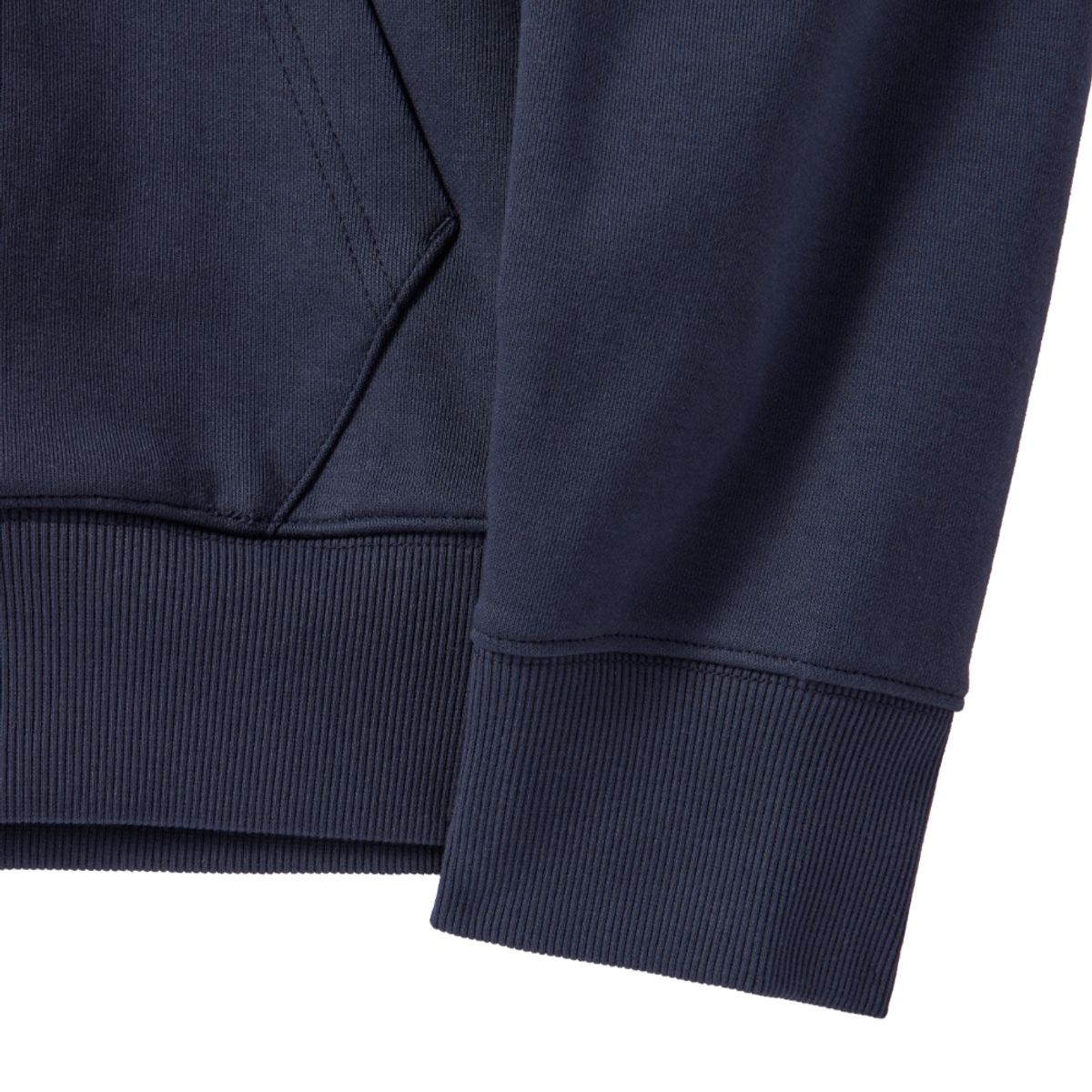 브롬톤 런던(BROMPTON LONDON) SNAP HOODED SWEATSHIRT - NAVY (P241UHD102)