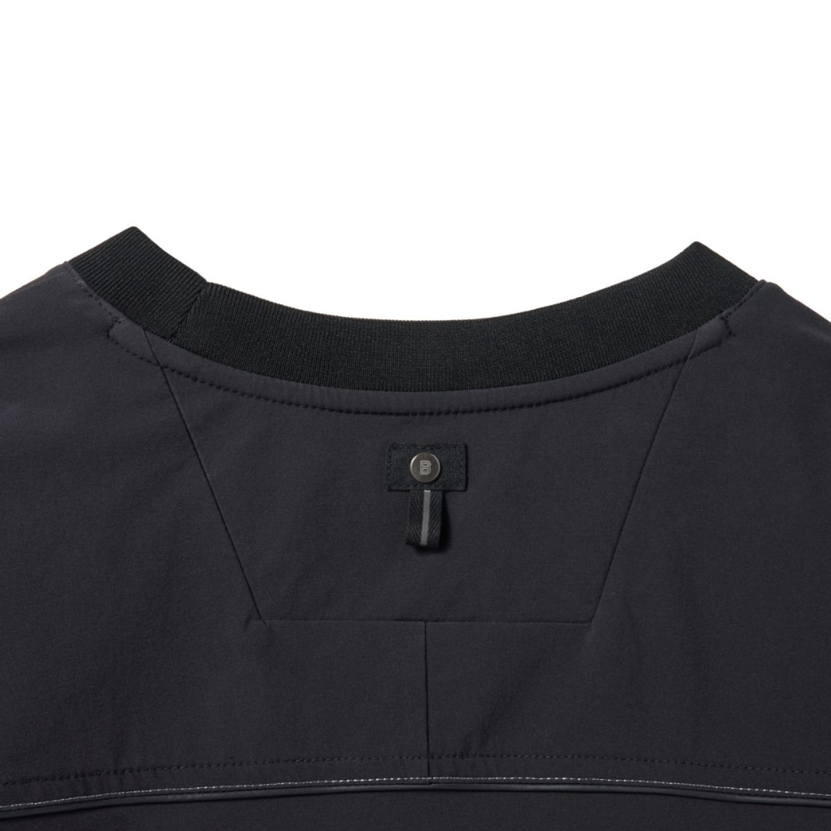 브롬톤 런던(BROMPTON LONDON) CODURA WOOVEN T-SHIRT - BLACK (P241UTS130)