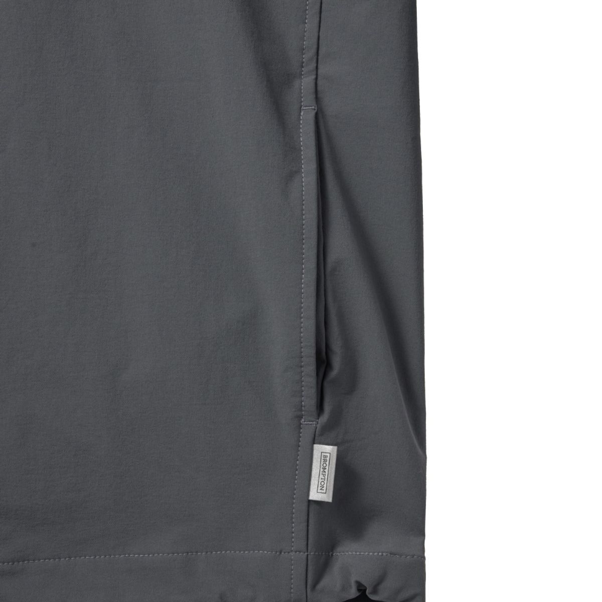 브롬톤 런던(BROMPTON LONDON) CODURA WOOVEN T-SHIRT - D/GREY (P241UTS130)