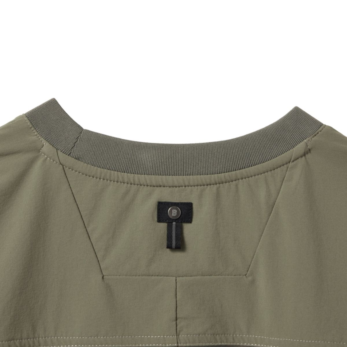 브롬톤 런던(BROMPTON LONDON) CODURA WOOVEN T-SHIRT - KHAKI (P241UTS130)