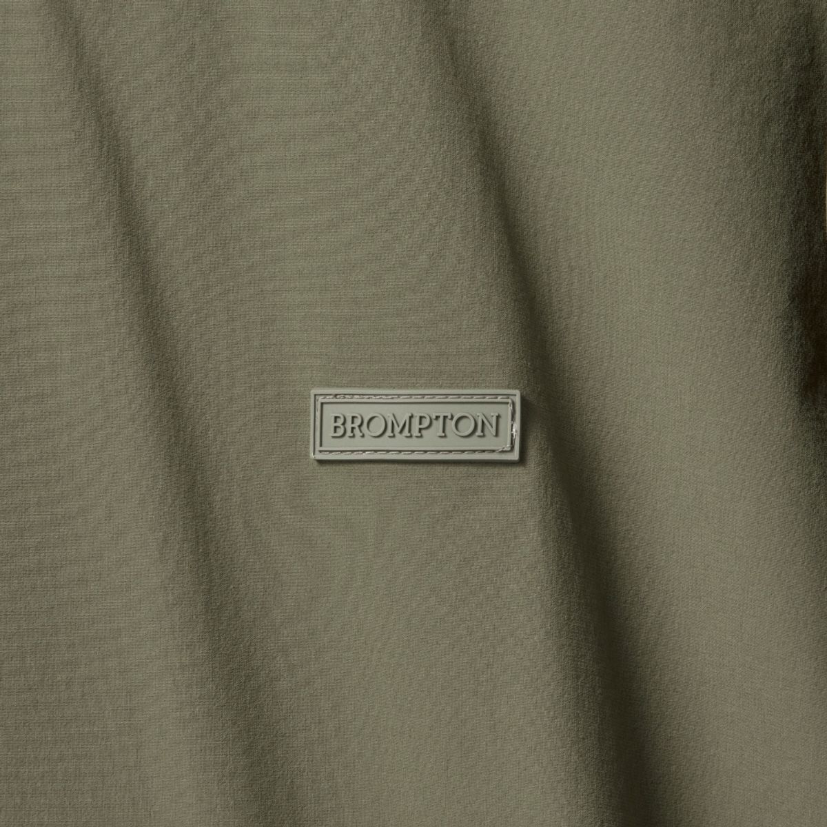 브롬톤 런던(BROMPTON LONDON) CODURA WOOVEN T-SHIRT - KHAKI (P241UTS130)