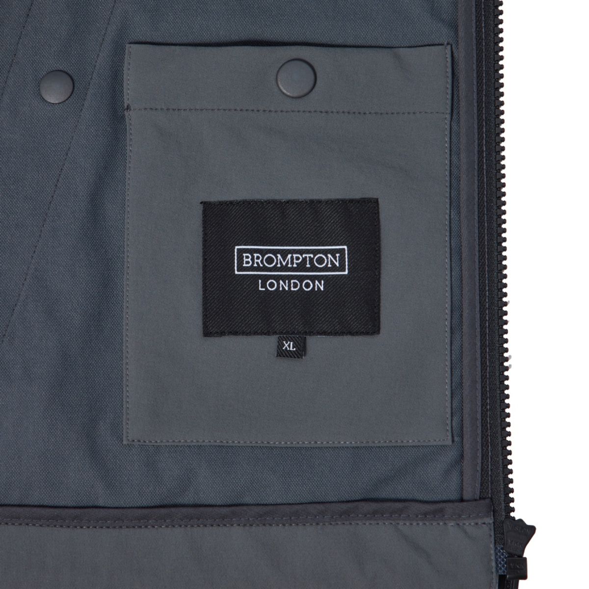 브롬톤 런던(BROMPTON LONDON) CODURA STRETCH JUMPER - D/GREY (P241UJP130)