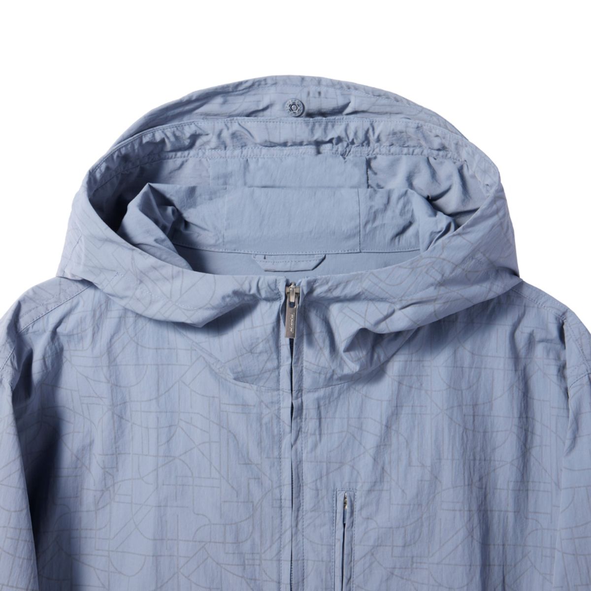 브롬톤 런던(BROMPTON LONDON) REFLECTIVE HOODED JUMPER - BLUE (P242MJP233)