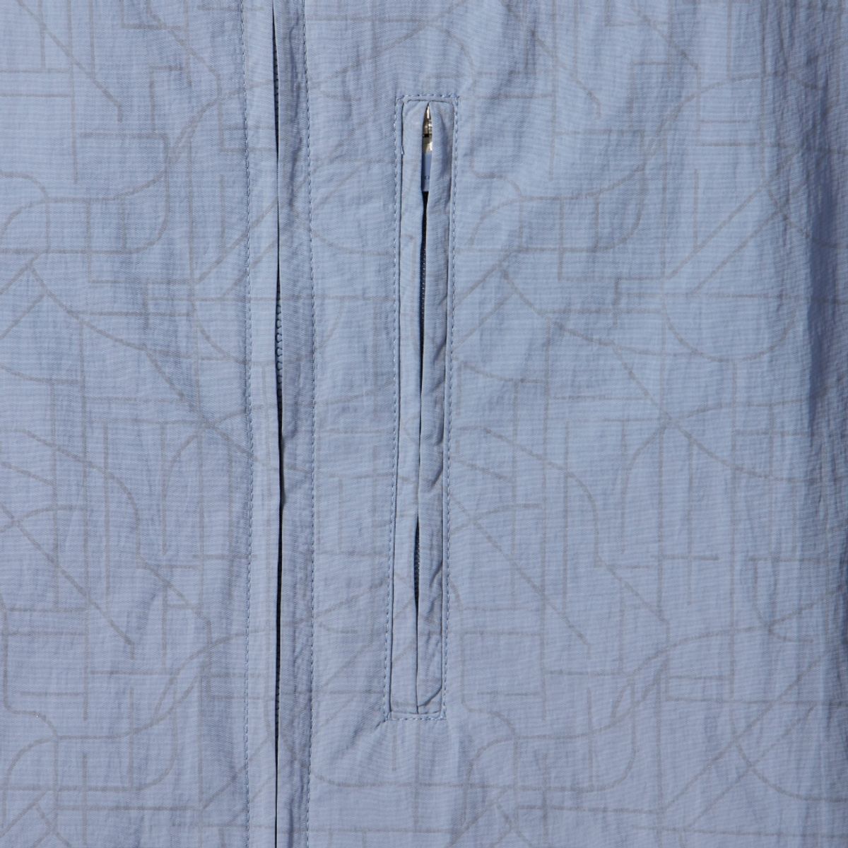 브롬톤 런던(BROMPTON LONDON) REFLECTIVE HOODED JUMPER - BLUE (P242MJP233)