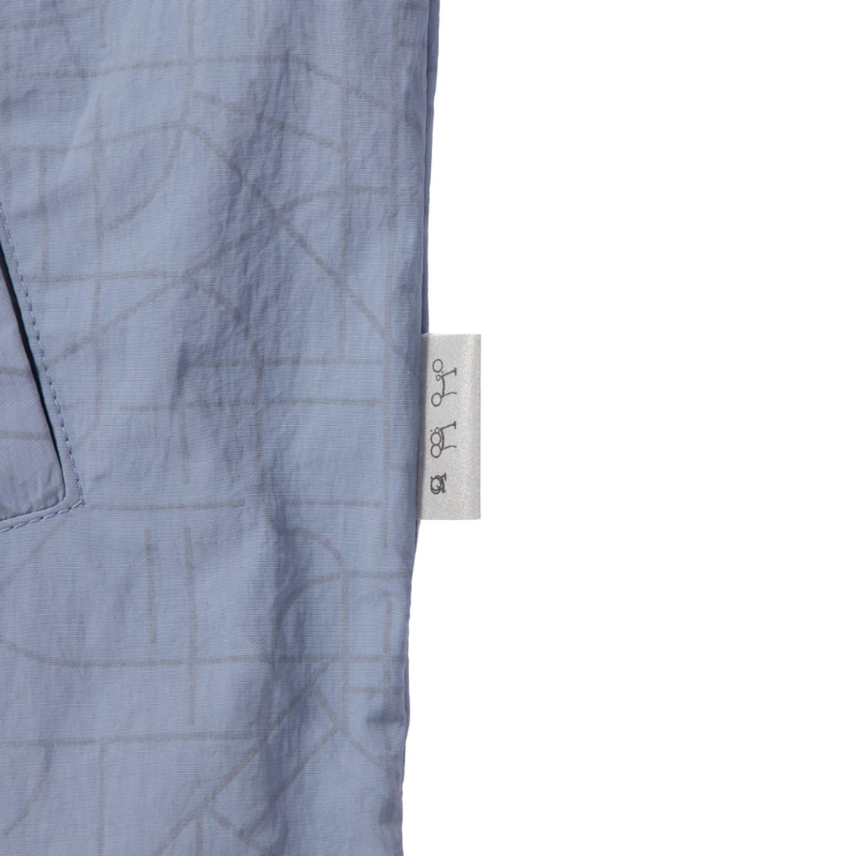 브롬톤 런던(BROMPTON LONDON) REFLECTIVE HOODED JUMPER - BLUE (P242MJP233)