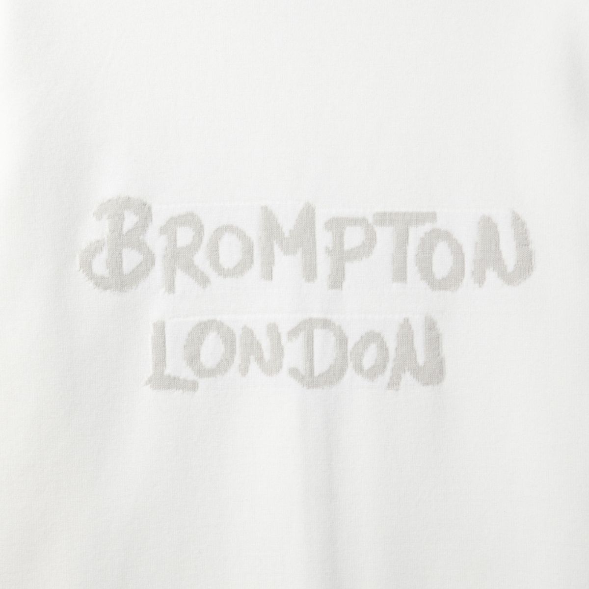 브롬톤 런던(BROMPTON LONDON) BACK POINT V-NECK CARDIGAN - IVORY (P241UCD403)