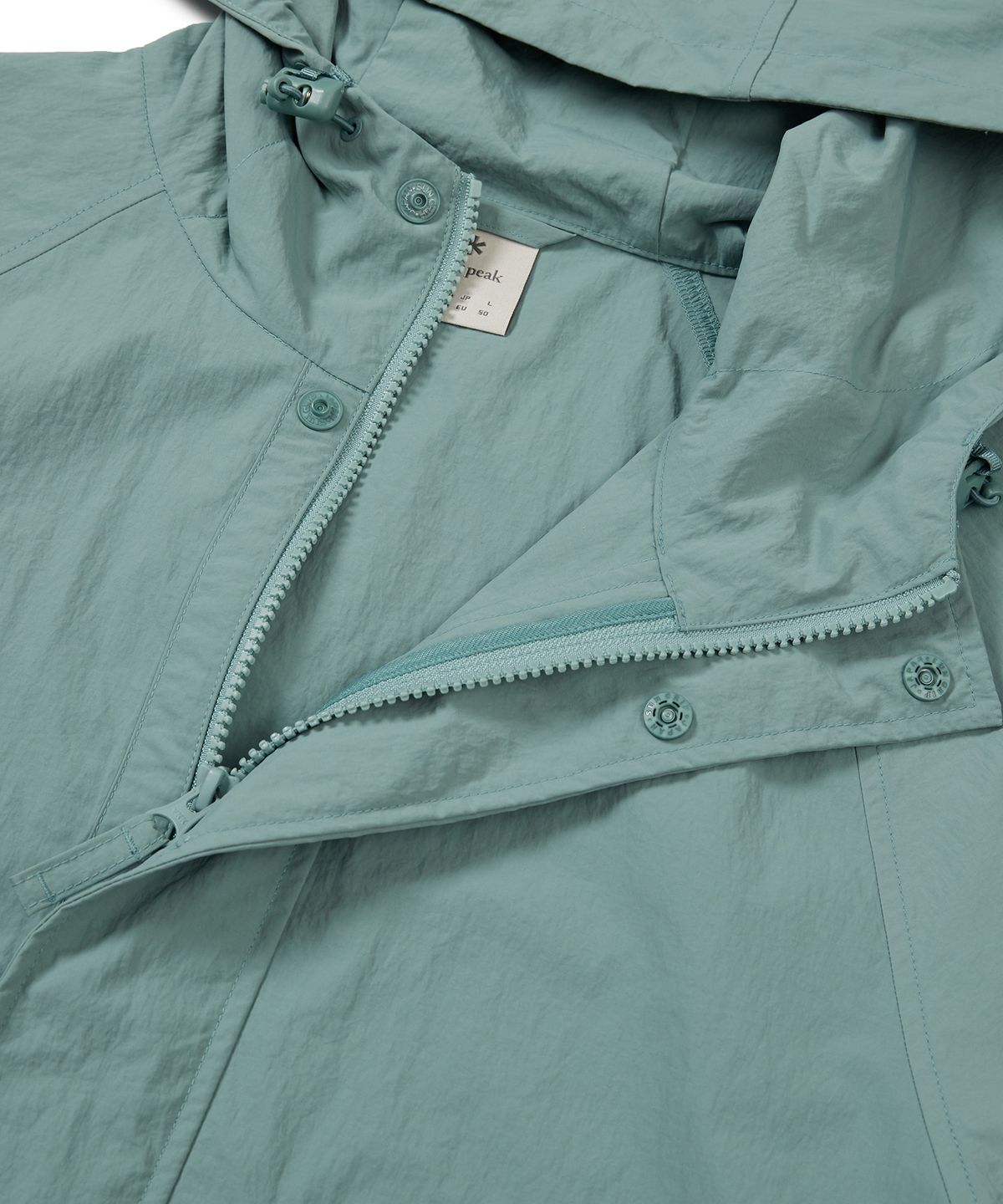 스노우피크 어패럴(SNOWPEAK APPAREL) 타슬란 우븐 유틸리티 바람막이 Royal Mint (S24MMLWB56)