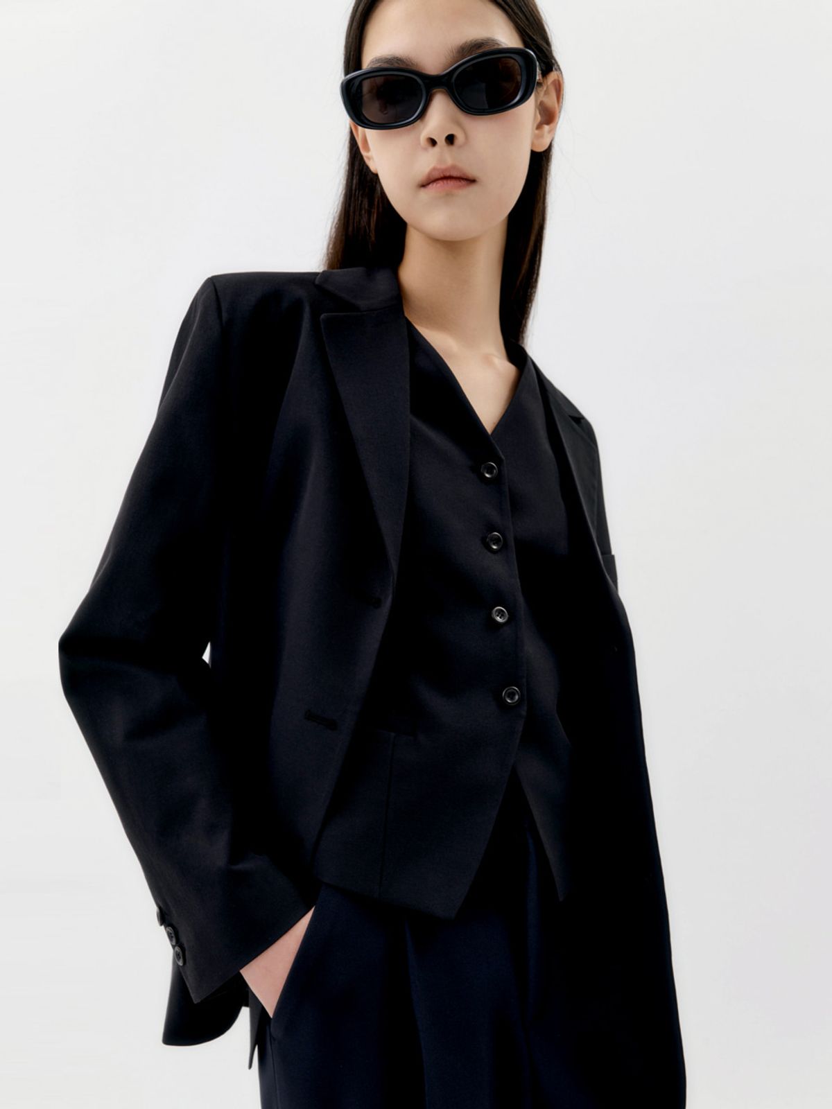 모멧(MOMET) 제느 블레이저 자켓 블랙