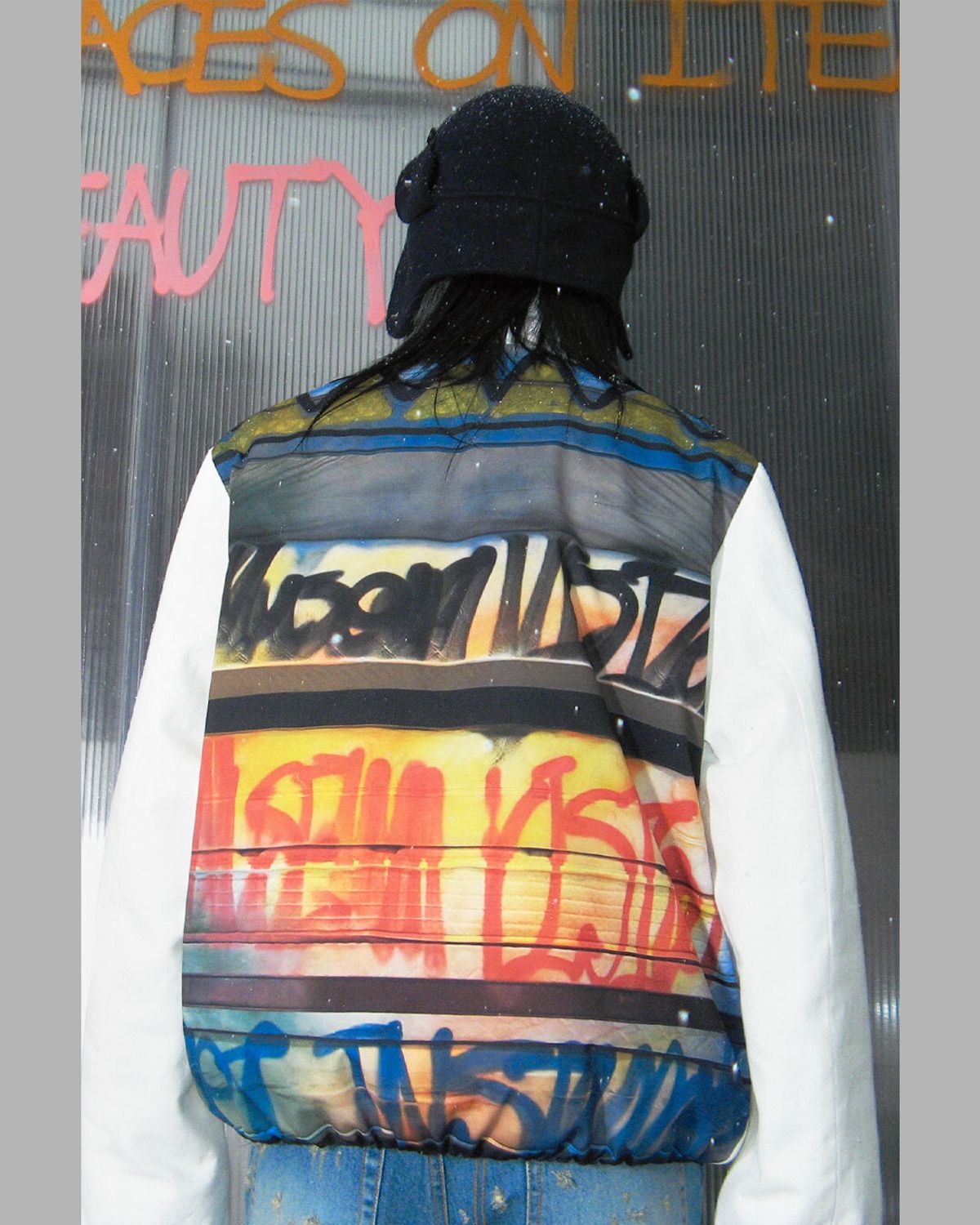 더뮤지엄비지터(THEMUSEUMVISITOR) ARTWORK JACKET (WHITE)