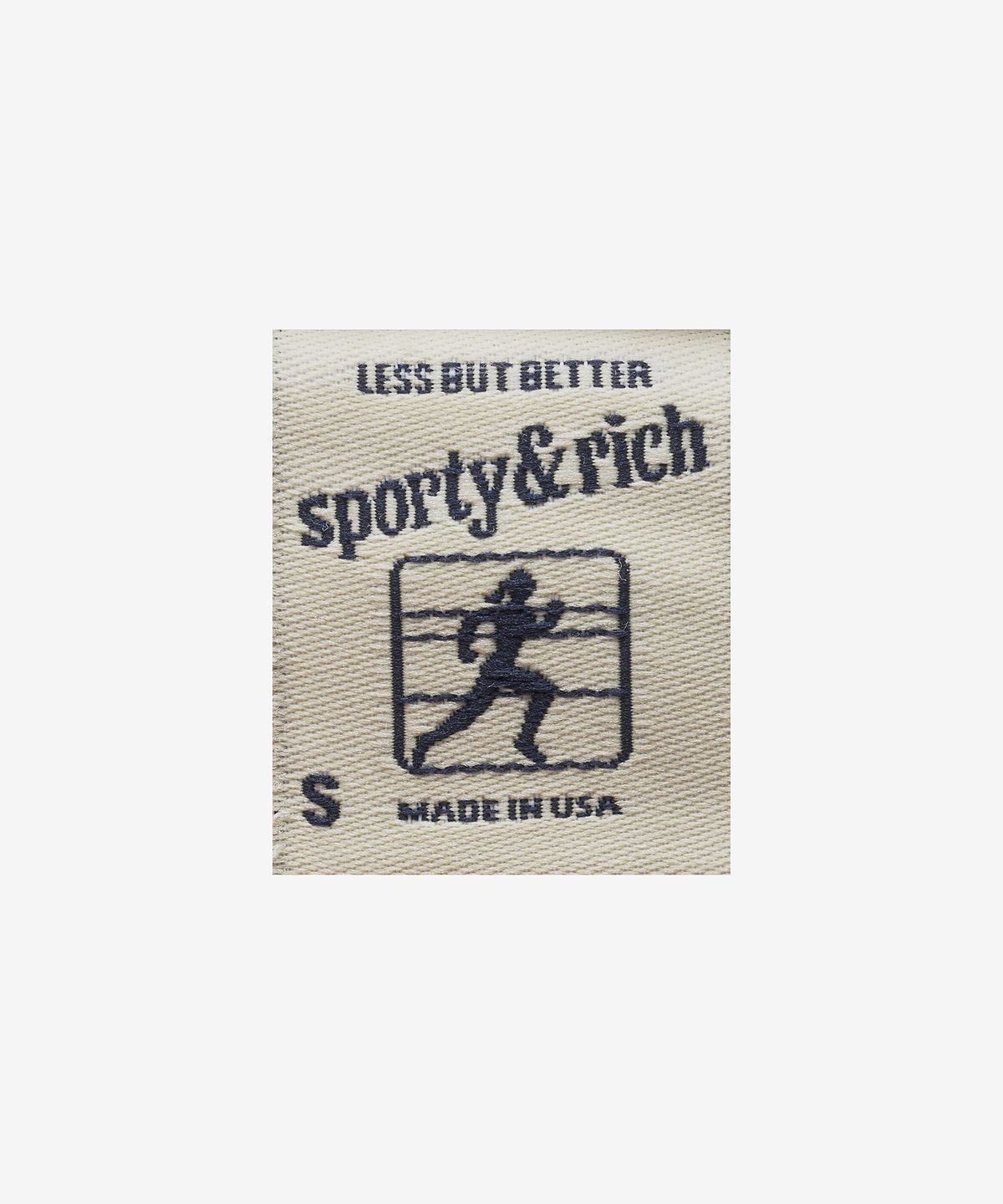 스포티앤리치(SPORTY&RICH) 윔블던 세리프 로고 스웻 팬츠 - 크림 / SW1023CR