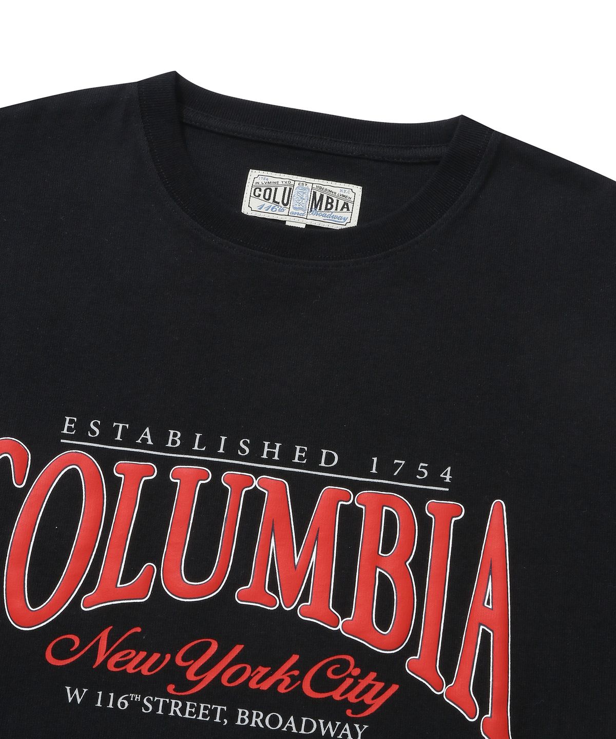 컬럼비아 유니버시티(COLUMBIA UNIVERSITY) HERITAGE LOGO WOMEN S/S T-SHIRTS 블랙