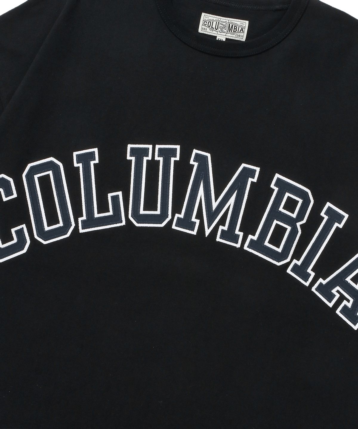 컬럼비아 유니버시티(COLUMBIA UNIVERSITY) COLUMBIA ARCH LOGO S/S T-SHIRTS 블랙