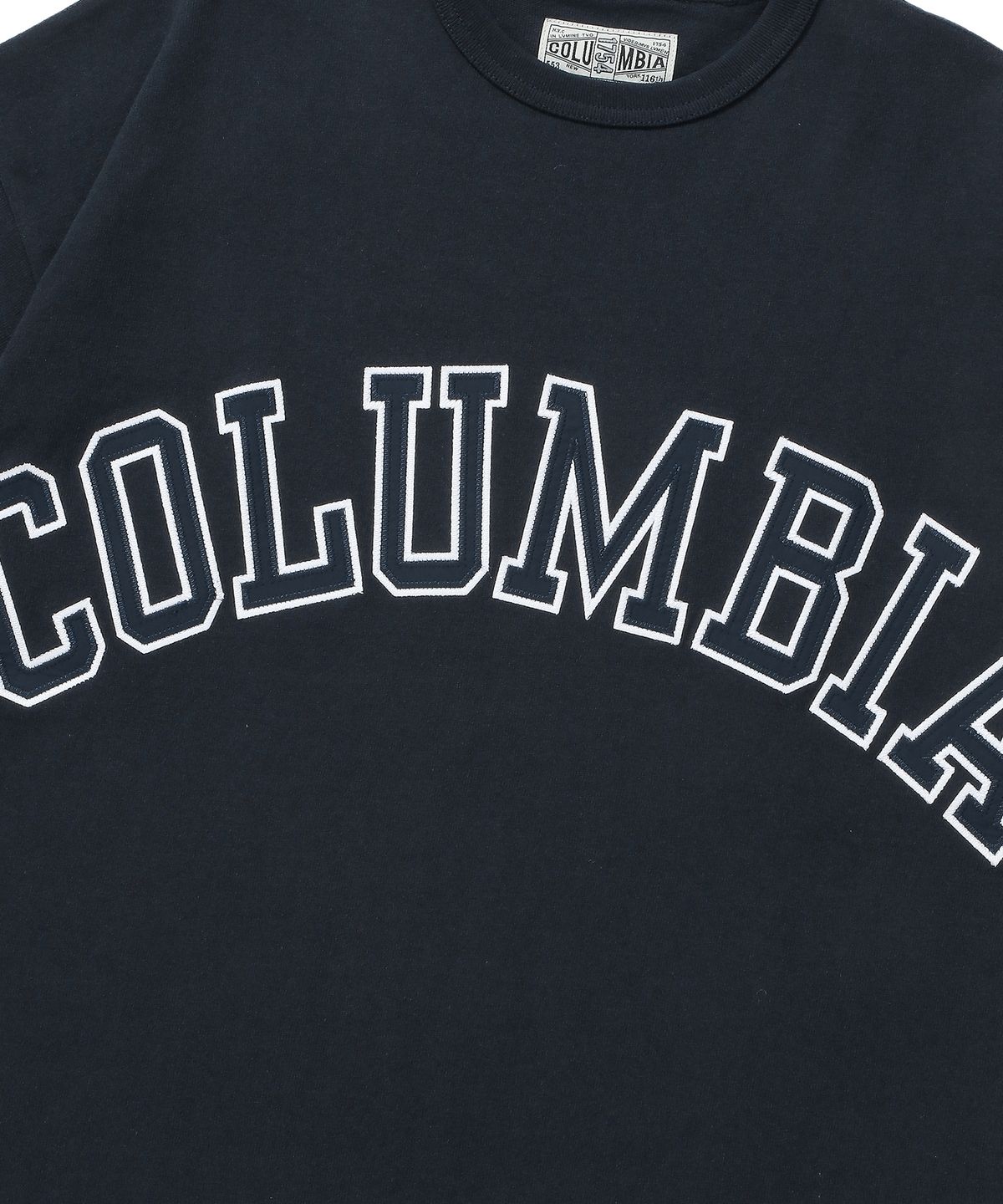 컬럼비아 유니버시티(COLUMBIA UNIVERSITY) COLUMBIA ARCH LOGO S/S T-SHIRTS 크라운네이비
