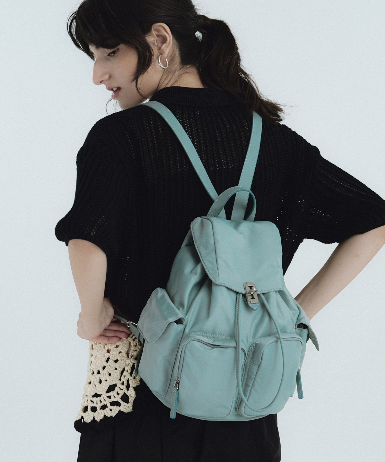 MUSINSA | VUNQUE Hey Double Pocket Backpack M (Hey Double