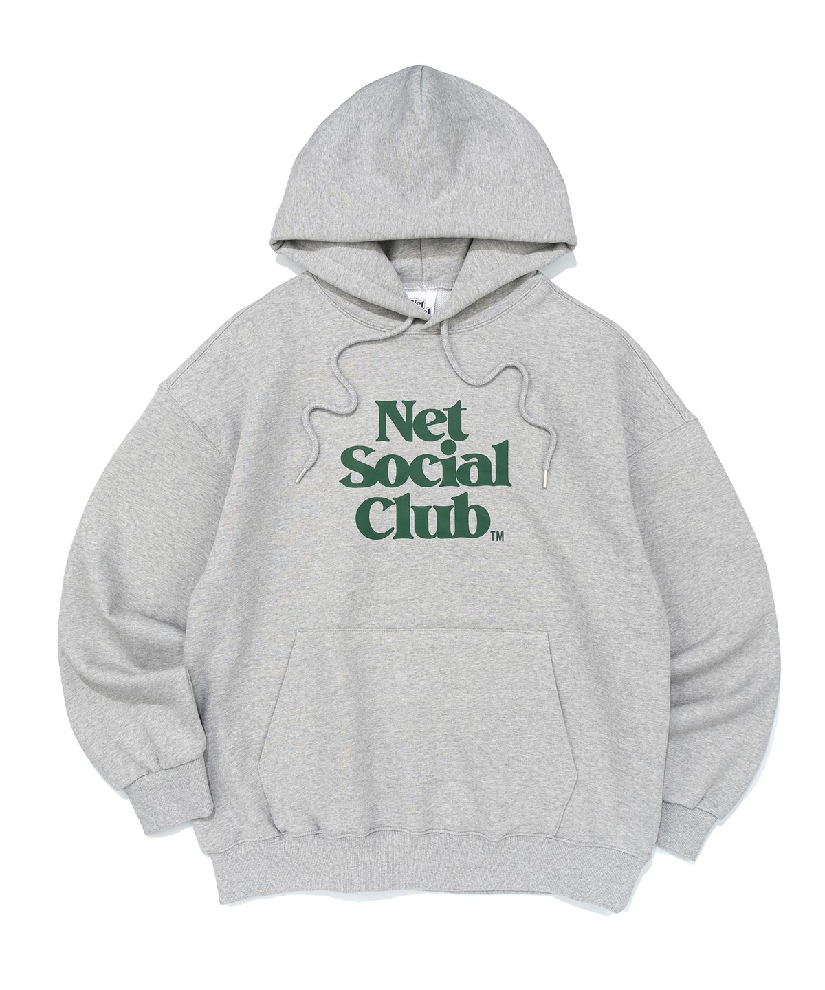 넷소셜클럽(NET SOCIAL CLUB) [기모선택] OG 로고 오리지널 후드티 (멜란지)