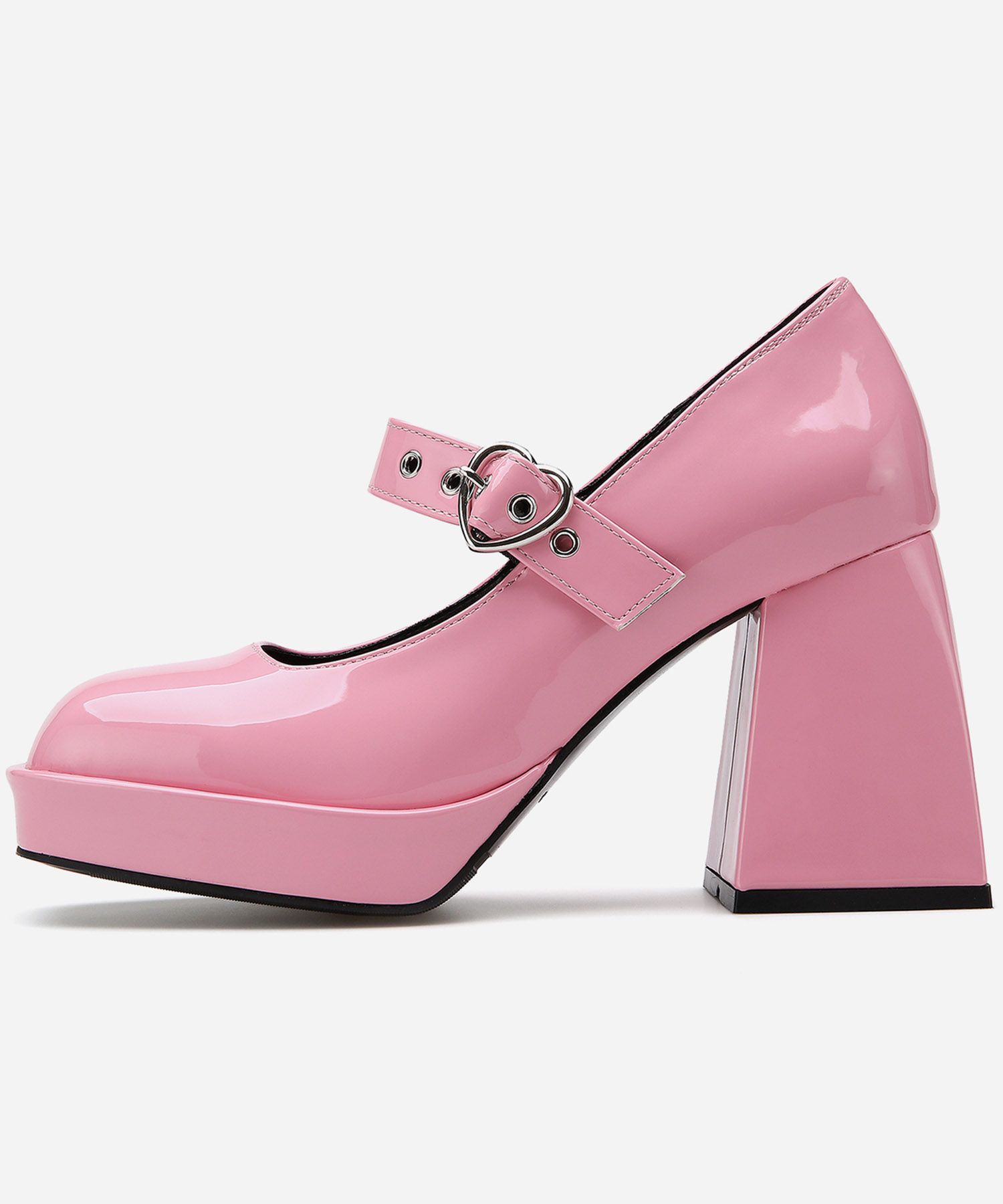 MUSINSA | SALT AND CHOCOLATE Square toe buckle Mary Jane