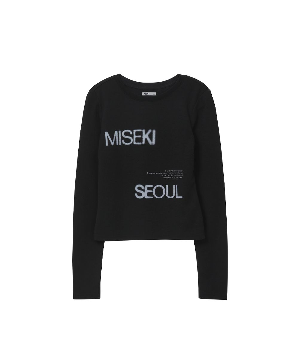 MISEKI SEOUL★韓国★人気★Mini logo long sleeves 2色 Miseki seoul】Mini logo long sleeves | OUR BRAND,Miseki