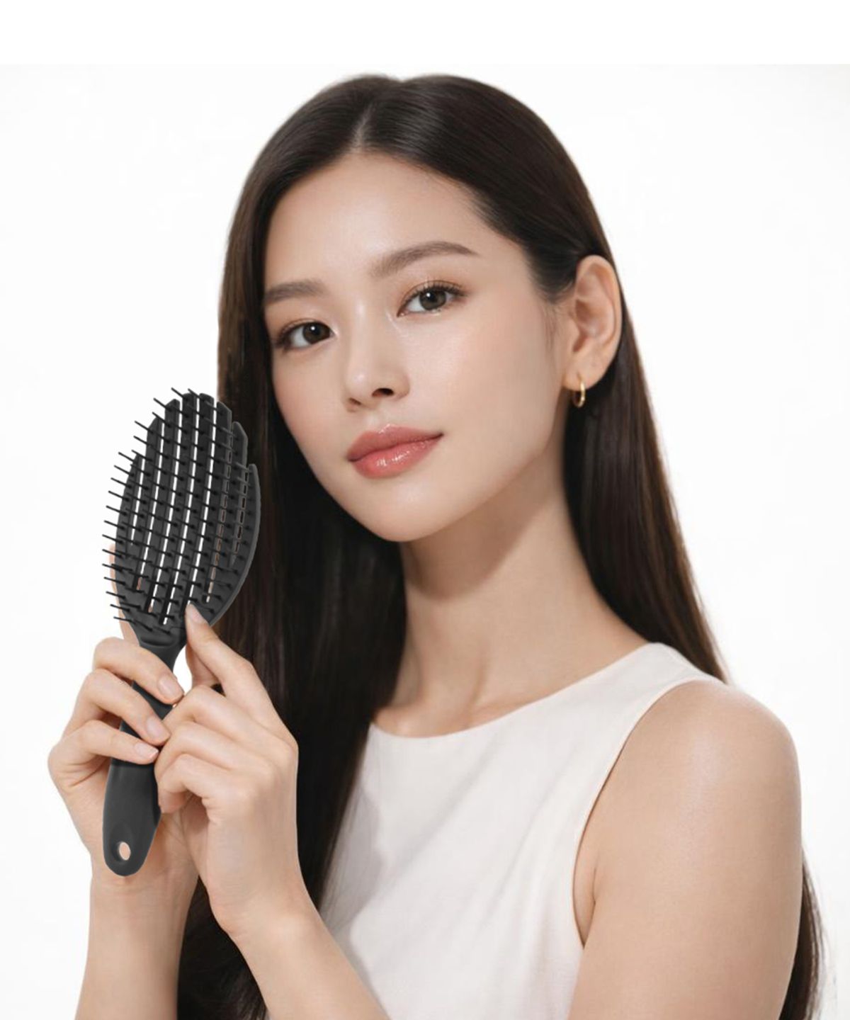 글로스앤글로우(GLOSS&GLOW) 국내생산 저자극 두피보호 쓰담브러쉬