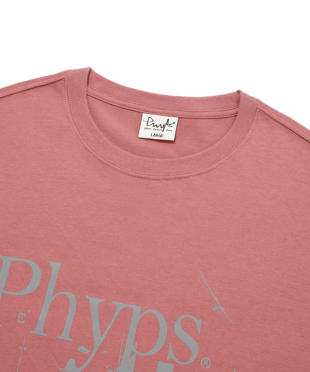 피지컬 디파트먼트(PHYSICAL DEPARTMENT) BASKETBALL DUNK SHOT LS VTG PINK