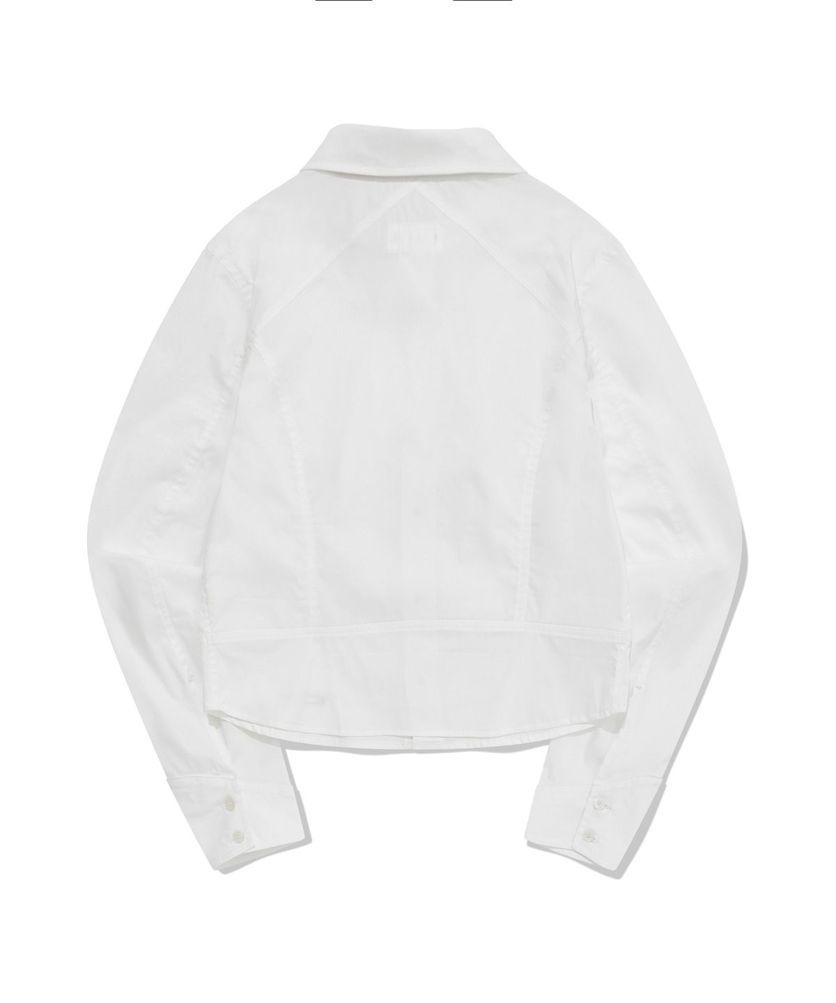 피지컬 디파트먼트(PHYSICAL DEPARTMENT) WOMENS P-ACTIVE CROP SHIRT WHITE