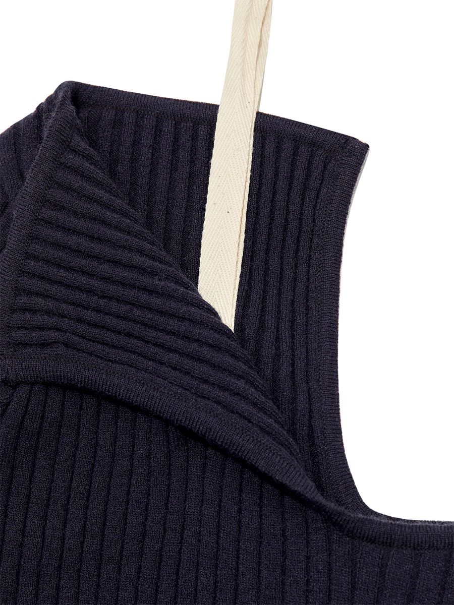新品　GLOWNY ISA ASYMMETRICAL KNIT TOP グロウニ GLOWNY ISA ASYMMETRICAL KNIT TOP (GRAY) – SeoulSeoul