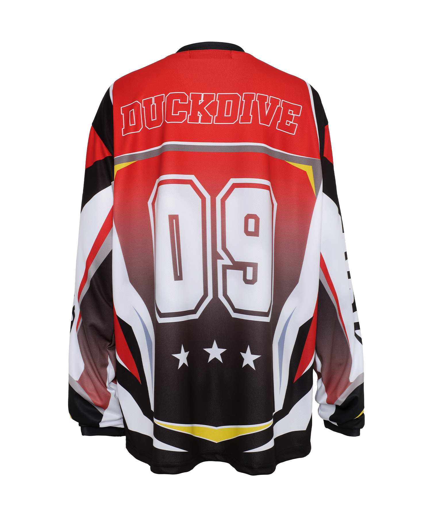 MUSINSA | DUCKDIVE Motor Block Mesh Jersey Long Sleeve
