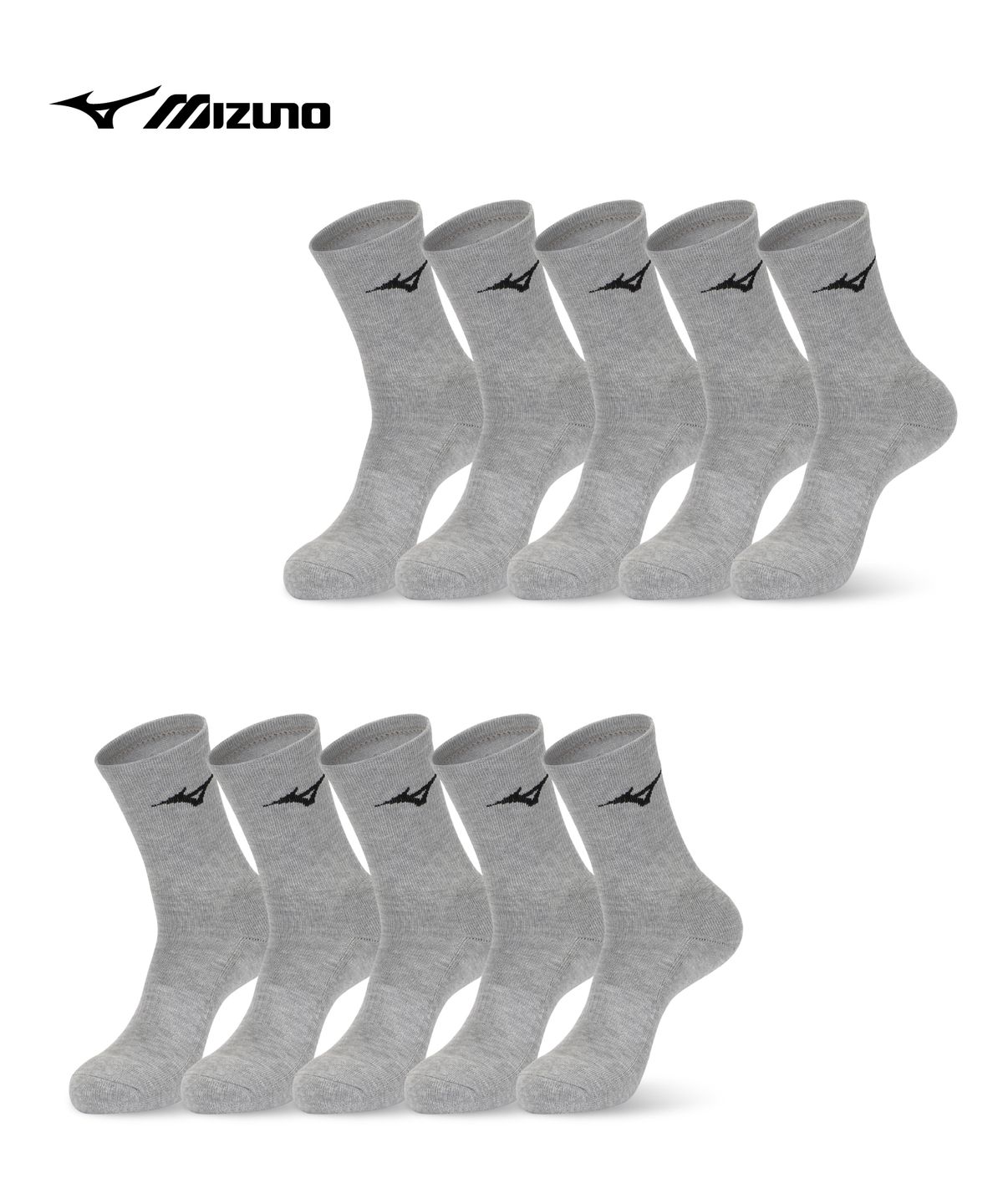 미즈노(MIZUNO) 이중 쿠셔닝 크루삭스 10족