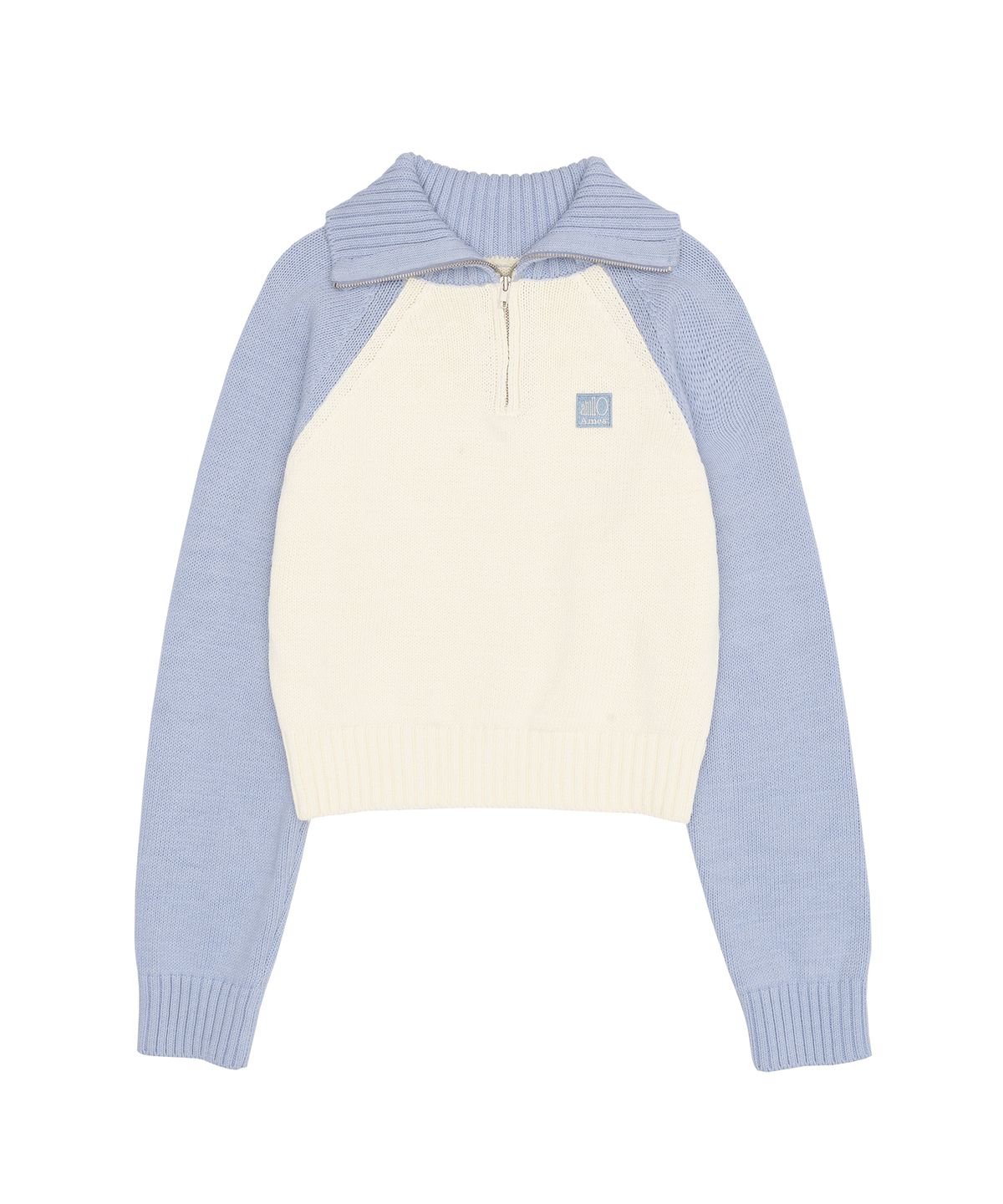 아메스 월드와이드(AMES-WORLDWIDE) ANILLO X AMES HALF ZIP UP SWEATER (AM2ESUK640B)