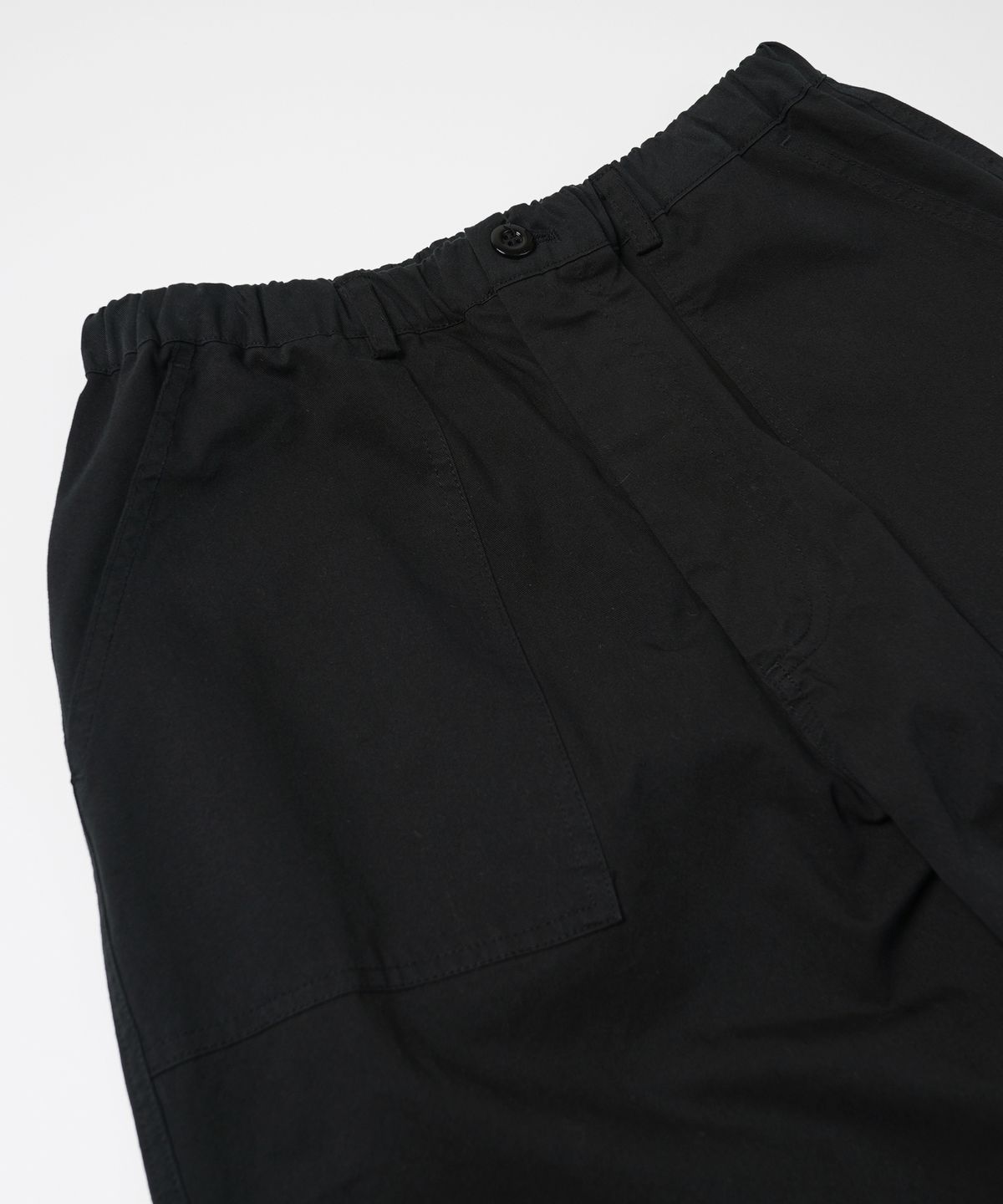 프리즘웍스(FRIZMWORKS) BANDING WIDE FATIGUE PANTS _ BLACK
