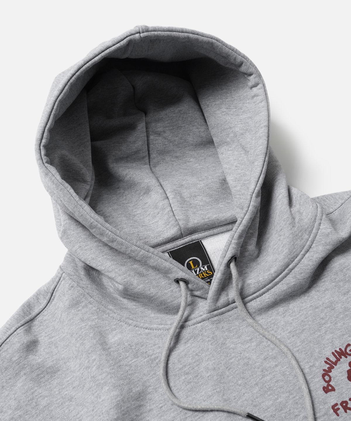 프리즘웍스(FRIZMWORKS) XXX BOWLING CLUB HOODY _ GRAY