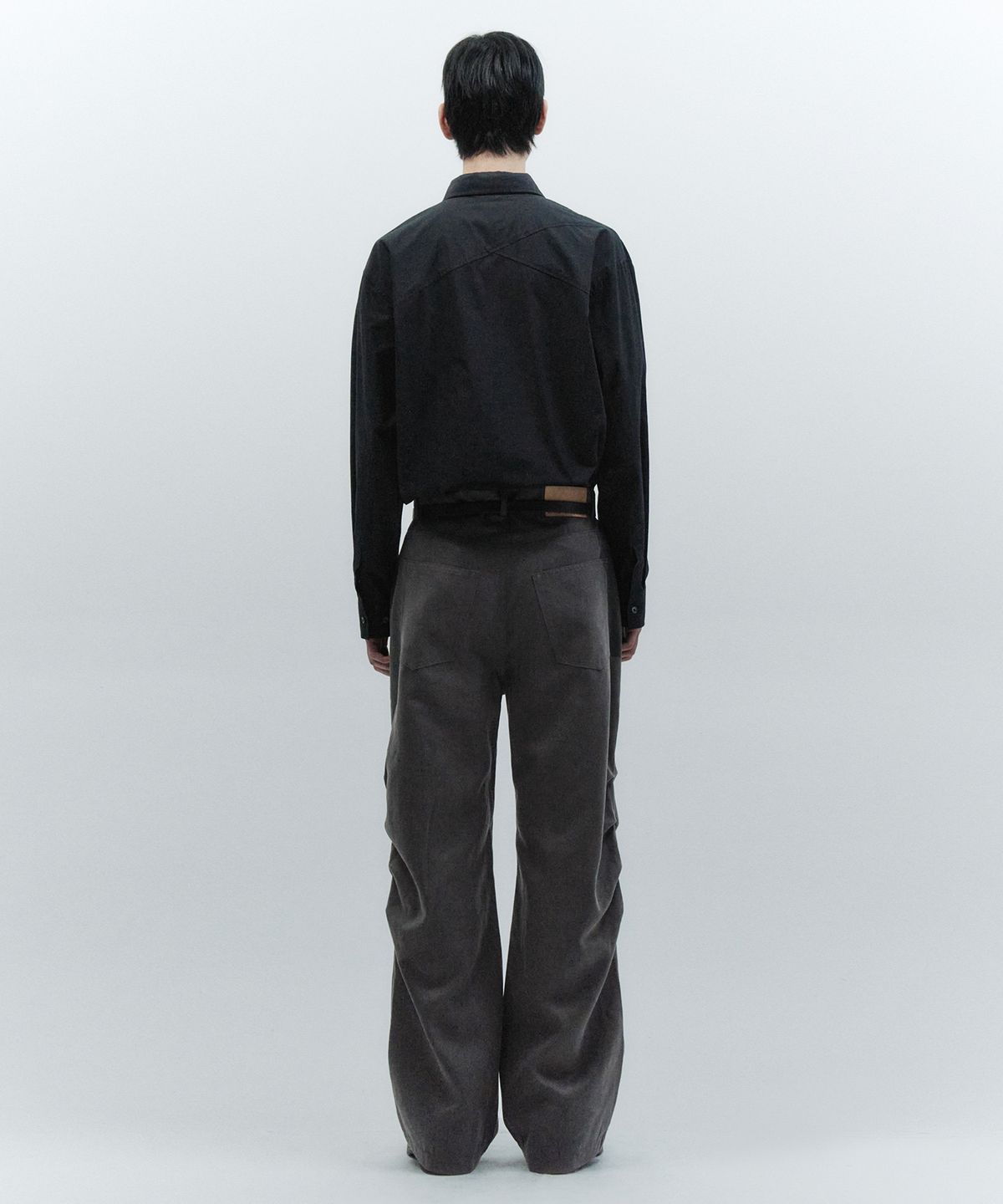 인사일런스(INSILENCE) 포턱 크랙 팬츠 CHARCOAL