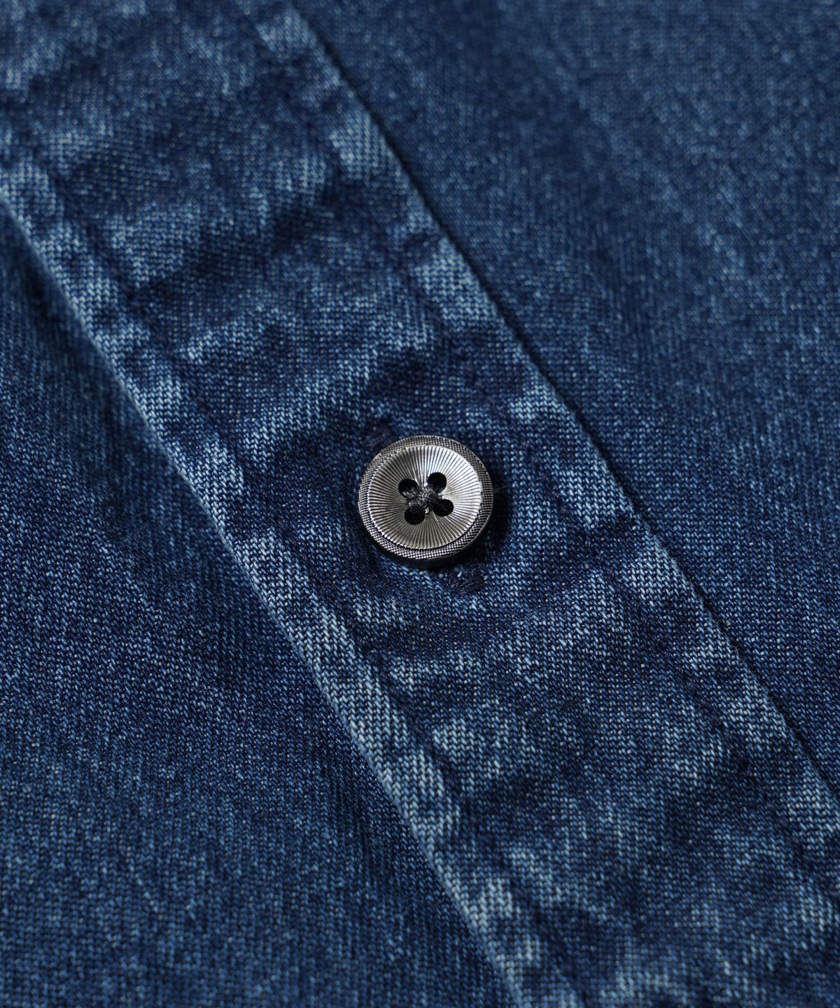 프리즘웍스(FRIZMWORKS) WASHED DENIM WORK SHIRT _ LIGHT BLUE