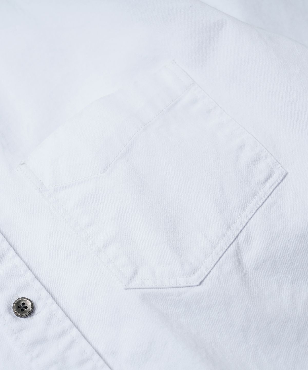 프리즘웍스(FRIZMWORKS) WASHED DENIM WORK SHIRT _ WHITE