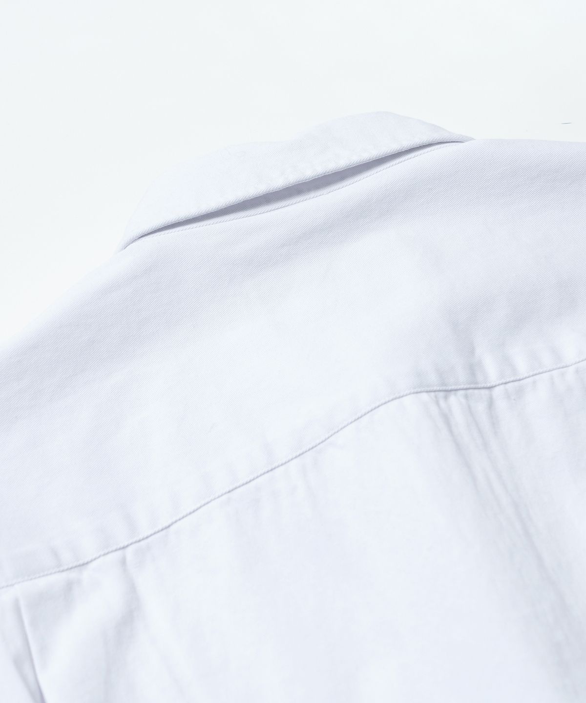 프리즘웍스(FRIZMWORKS) WASHED DENIM WORK SHIRT _ WHITE