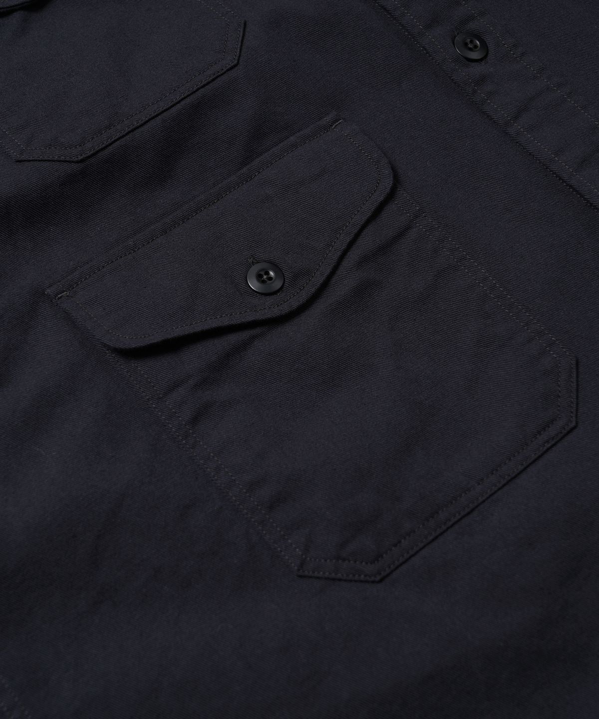 프리즘웍스(FRIZMWORKS) TWILL UTILITY POCKET SHIRT JACKET _ NAVY