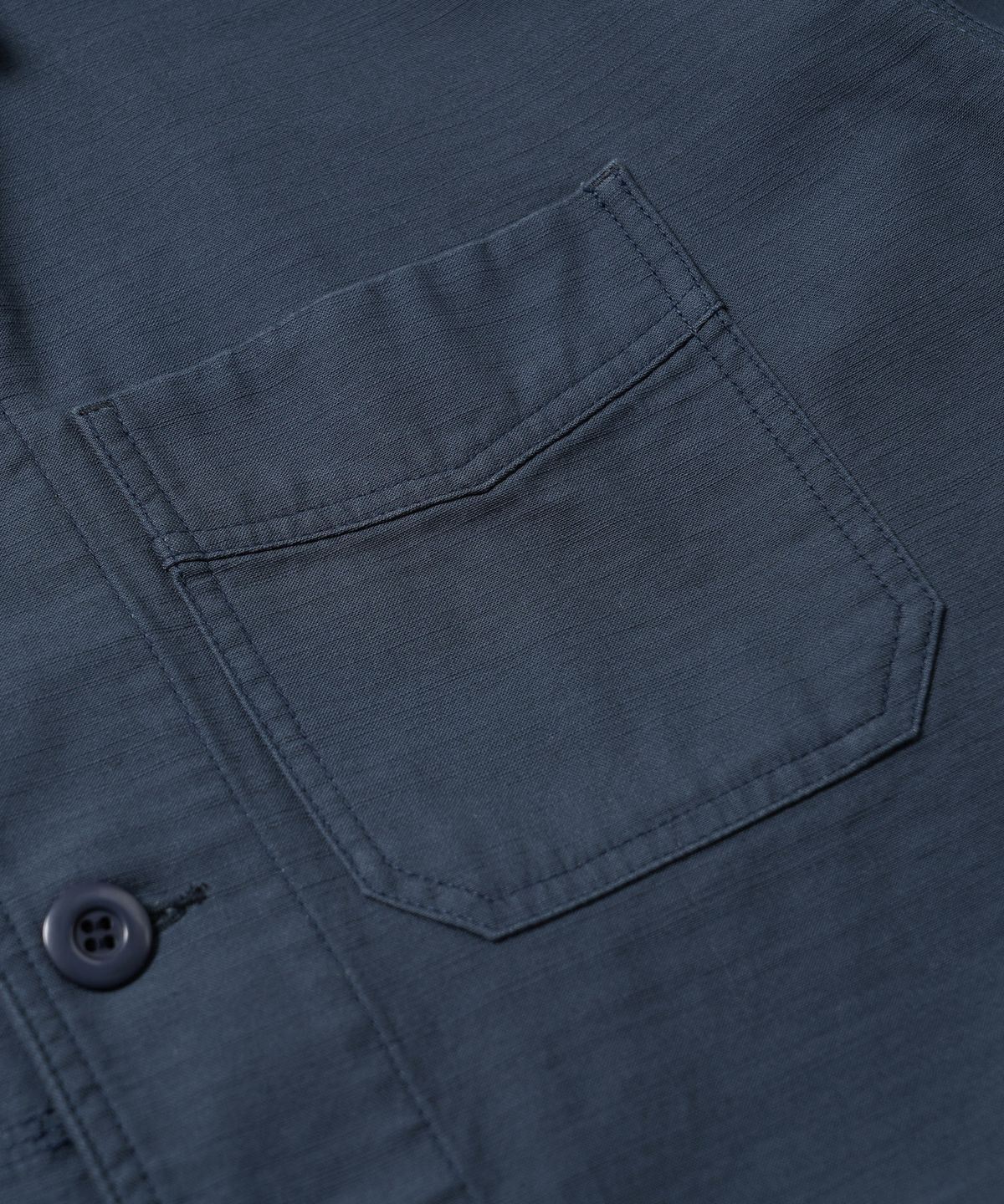 프리즘웍스(FRIZMWORKS) BACKSATIN FRENCH WORK JACKET _ VINTAGE BLUE