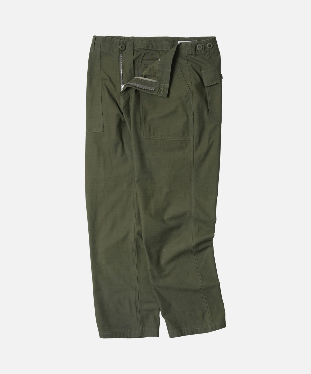 프리즘웍스(FRIZMWORKS) BACKSATIN FATIGUE PANTS _ OLIVE