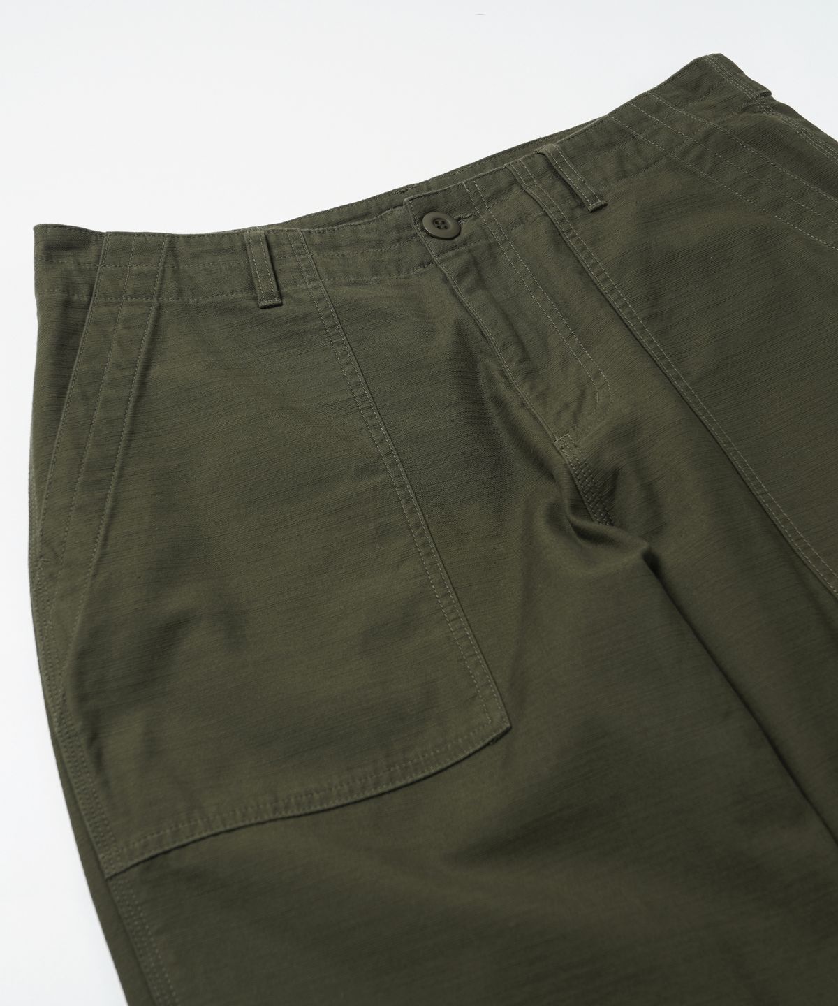 프리즘웍스(FRIZMWORKS) BACKSATIN FATIGUE PANTS _ OLIVE